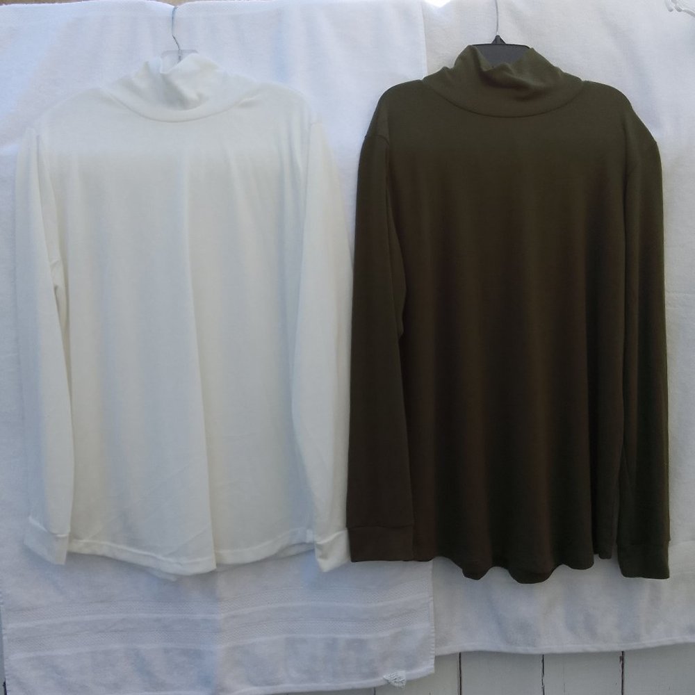 Bundle of 2 turtleneck/long sleeve, brand new, SKU